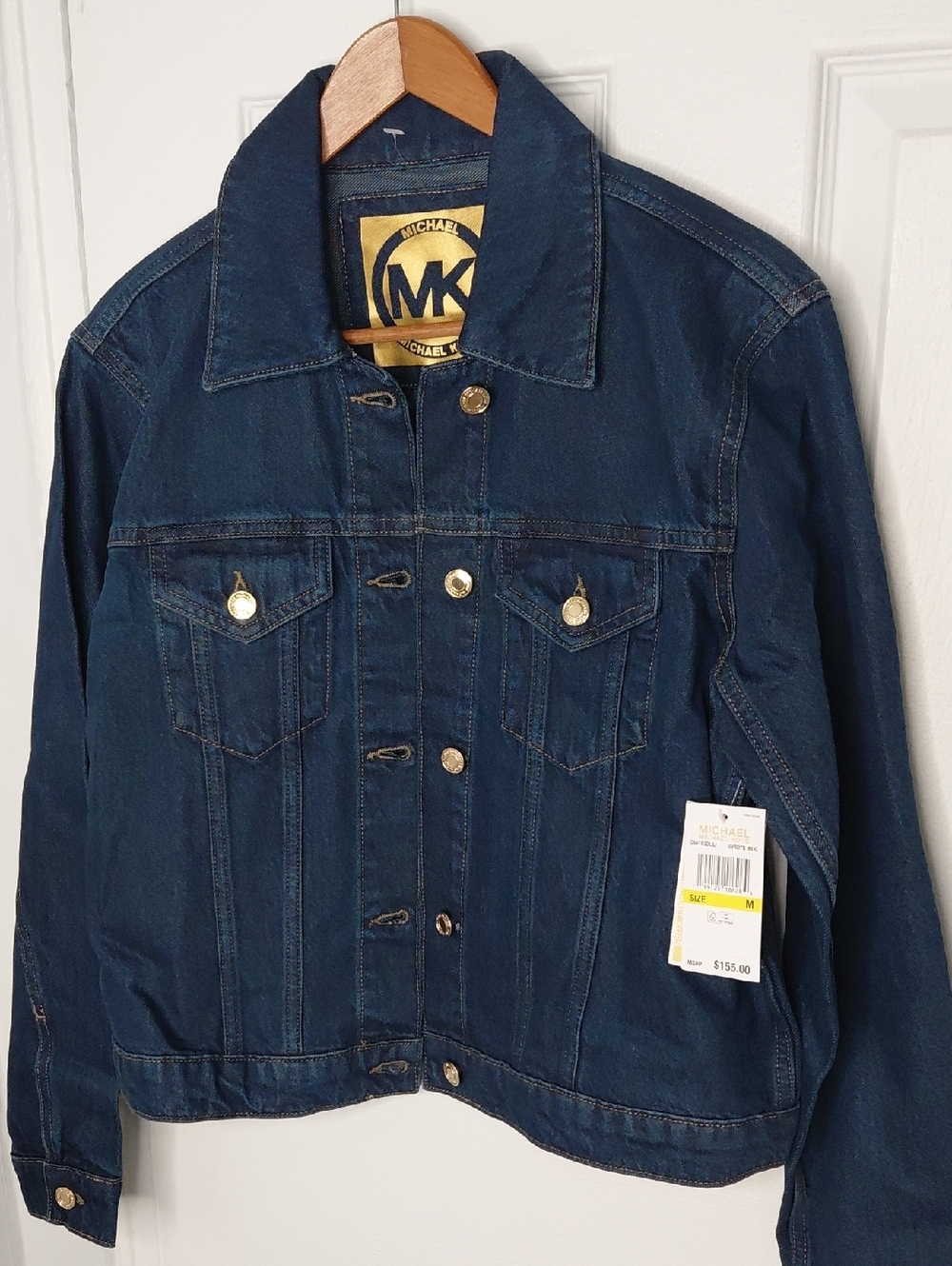 Michael Kors Women's Dark Blue Denim Jacket